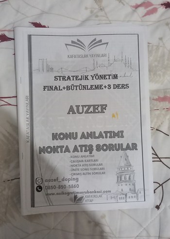 AUZEF Konu Anlatımı ve Nokta Atışı Sorular Kitapları - Görsel 4