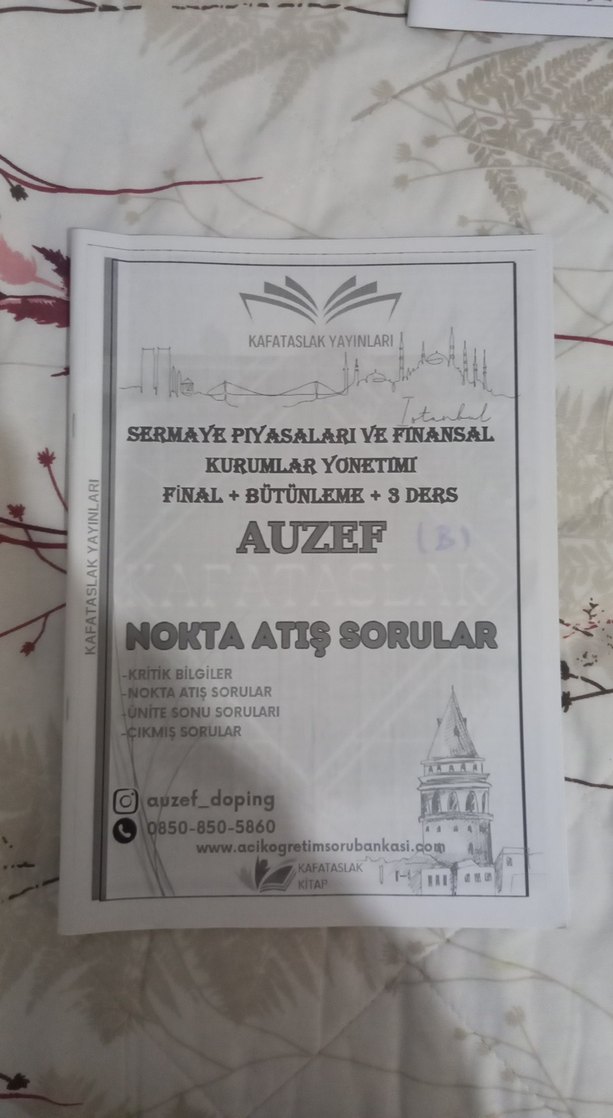 AUZEF Konu Anlatımı ve Nokta Atışı Sorular Kitapları - Görsel 2