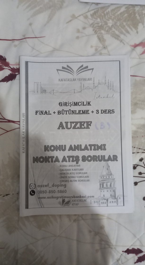 AUZEF Konu Anlatımı ve Nokta Atışı Sorular Kitapları - Görsel 3