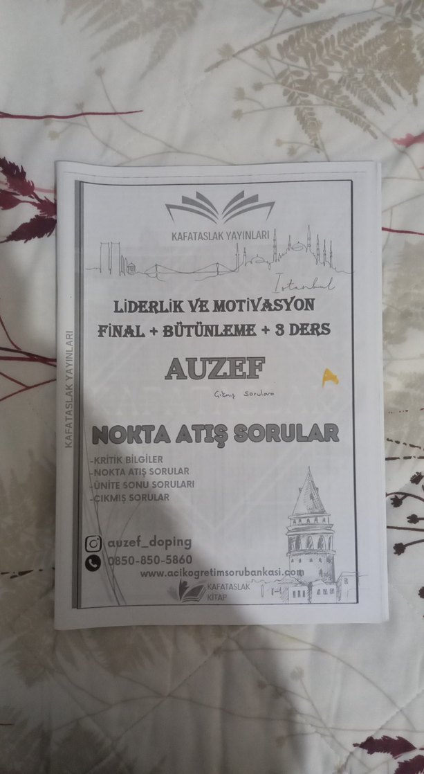 AUZEF Konu Anlatımı ve Nokta Atışı Sorular Kitapları - Görsel 5