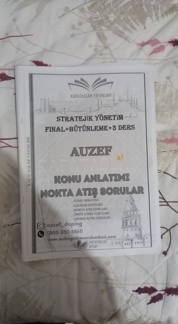 AUZEF Konu Anlatımı ve Nokta Atışı Sorular Kitapları - Görsel 4