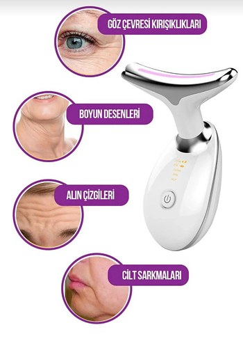 Yüksek EMS Teknolojili Yüz ve Boyun Masaj Cihazı - Görsel 4