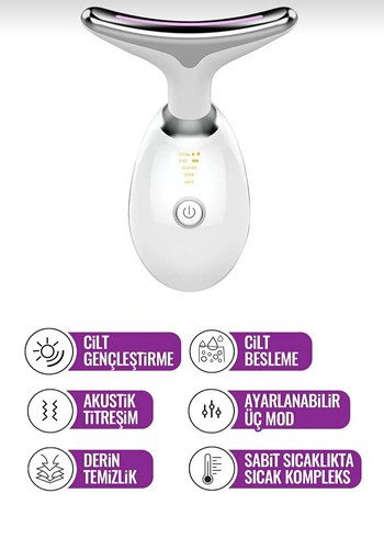 Yüksek EMS Teknolojili Yüz ve Boyun Masaj Cihazı - Görsel 2