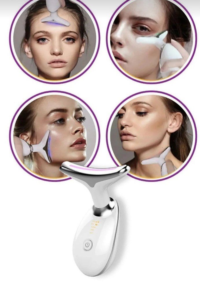 Yüksek EMS Teknolojili Yüz ve Boyun Masaj Cihazı - Görsel 3