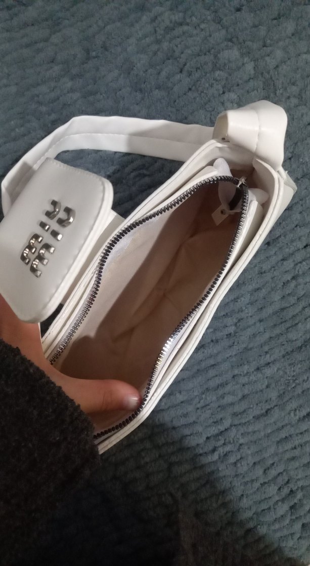 Miu Miu Beyaz Deri Kadın Omuz Çantası - Görsel 5