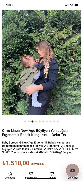 Emporio Armani Baby boroosh Kanguru