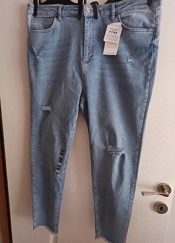 40 Beden mavi Renk Kot pantolon 