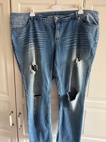 H&M büyük beden kot pantolon