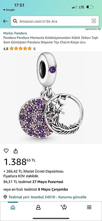 Pandora Charm özel İlan