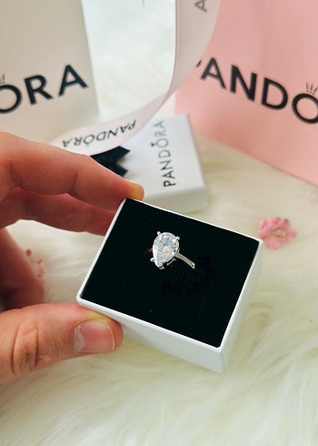 Pandora Damla Kesim Tektaş Yüzük - Görsel 3
