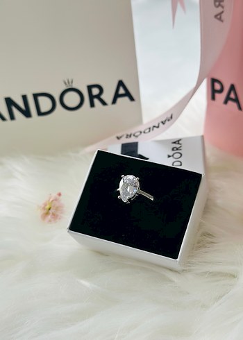 Pandora Damla Kesim Tektaş Yüzük - Görsel 2