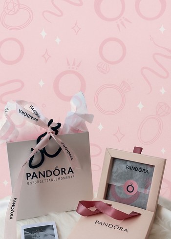 Pandora Gold Işıltılı Minnie Bileklik - Görsel 6