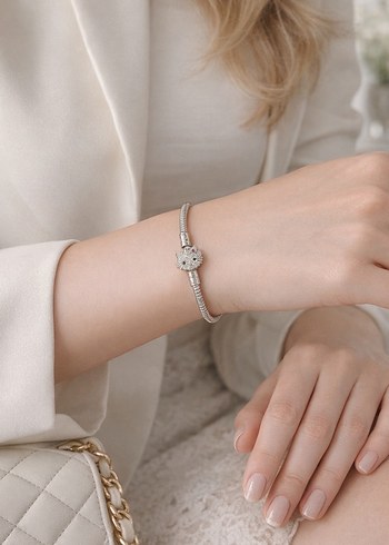 Pandora Işıltılı Hello Kitty Bileklik - Görsel 5