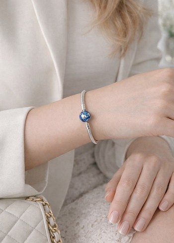 Pandora Mavi Dünya Klips Bileklik - Görsel 4