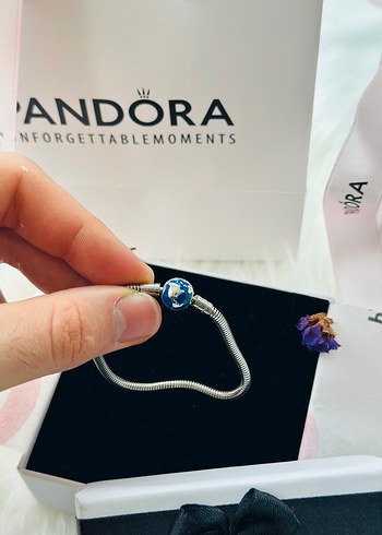 Pandora Mavi Dünya Klips Bileklik - Görsel 3