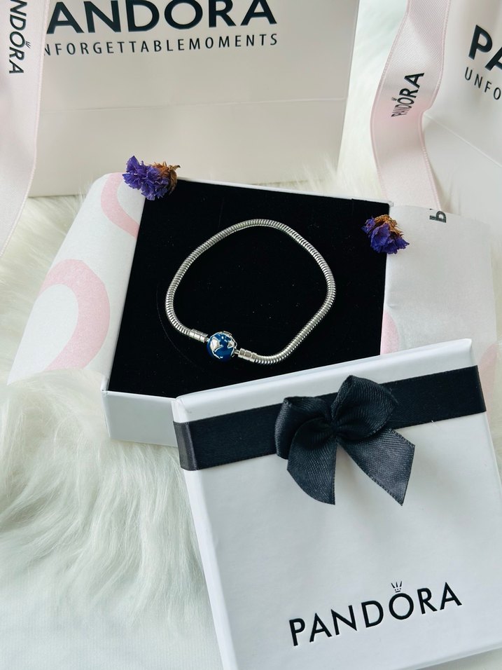 Pandora Mavi Dünya Klips Bileklik - Görsel 2