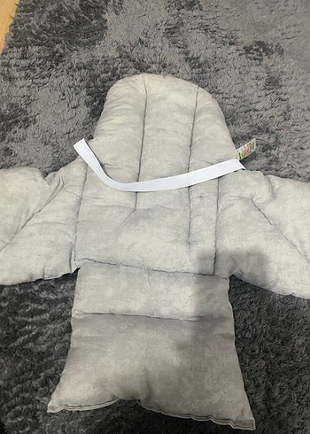 Gri Çocuk Uyku Pedi puset ve araba içine - Görsel 3