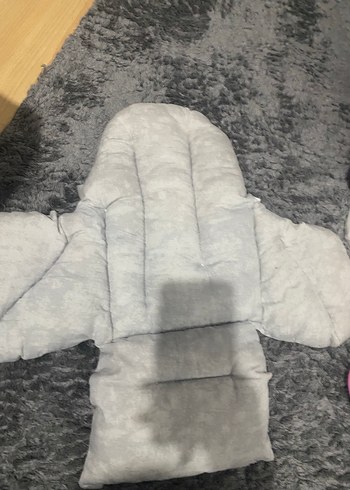 Gri Çocuk Uyku Pedi puset ve araba içine - Görsel 2