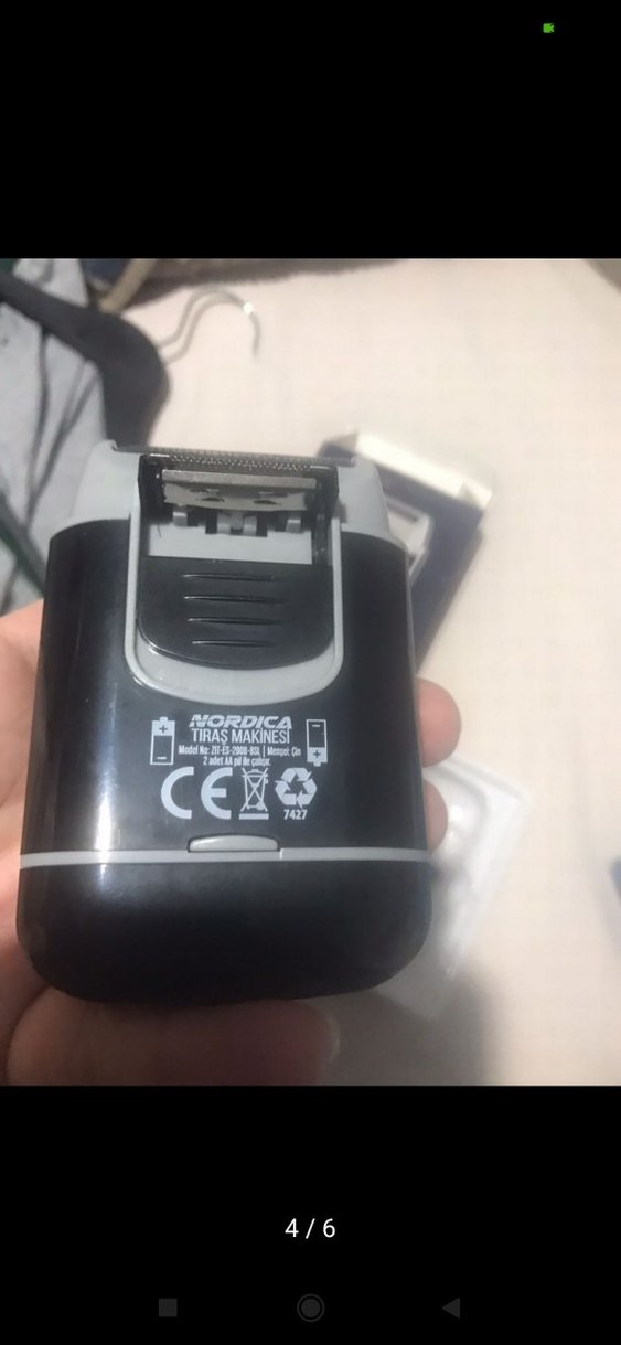 Siyah Şarjlı Tıraş Makinesi - Görsel 5