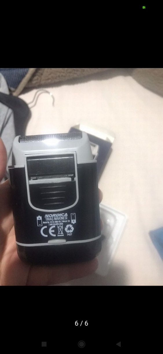 Siyah Şarjlı Tıraş Makinesi - Görsel 3