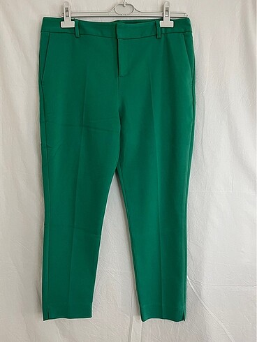 Kadın Yeşil Renk Kumaş Pantolon