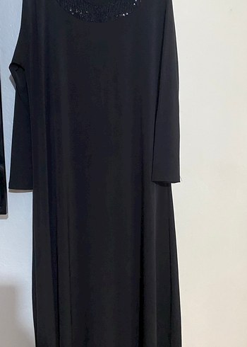 Zara Uzun Siyah Gotik Yüksek Yakalı Elbise