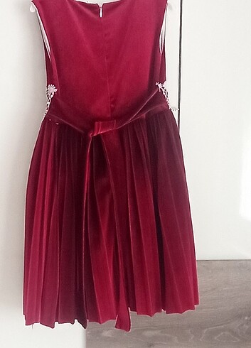 Kadife elbise - Görsel 3