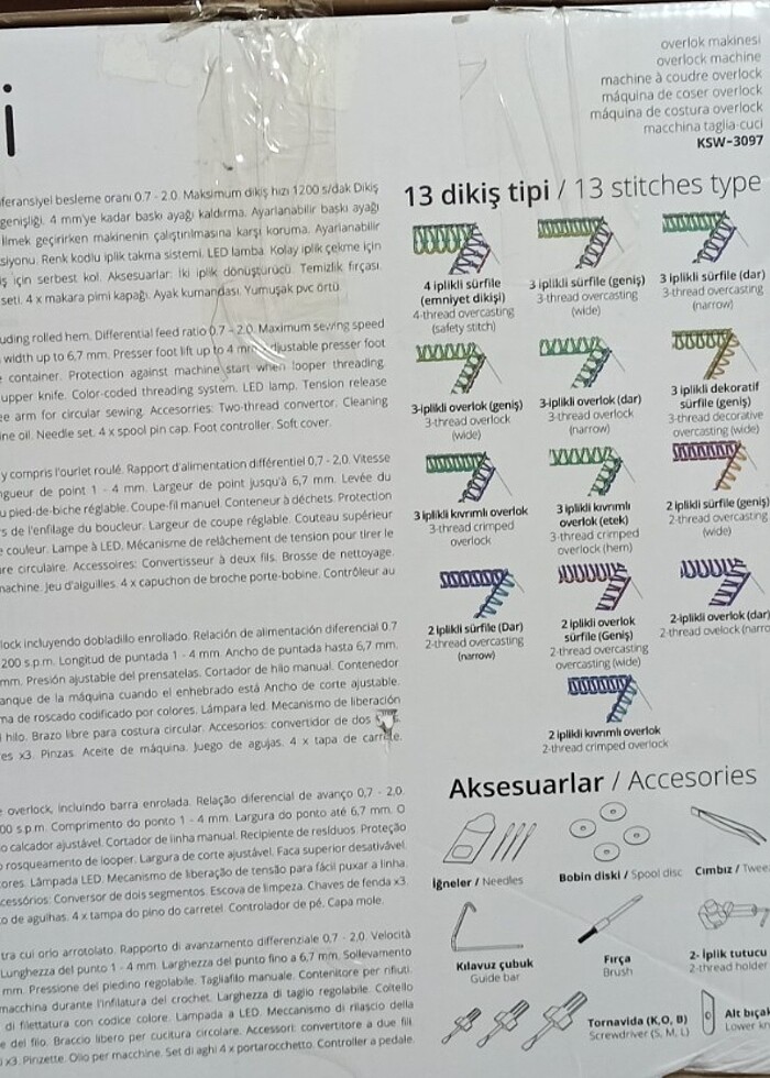 Overlok makinesi - Görsel 3