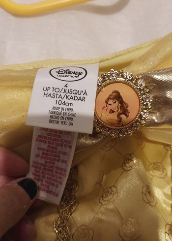 Sarı Straplez Çocuk Elbisesi - Görsel 7