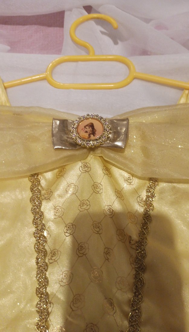 Sarı Straplez Çocuk Elbisesi - Görsel 4