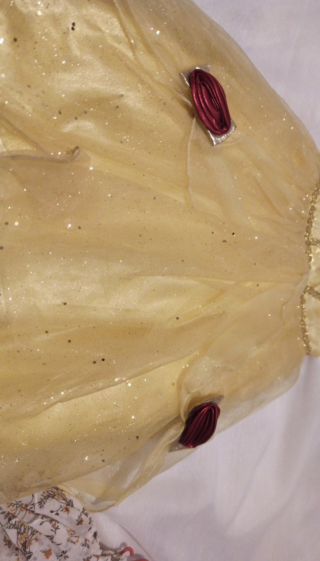 Sarı Straplez Çocuk Elbisesi - Görsel 2