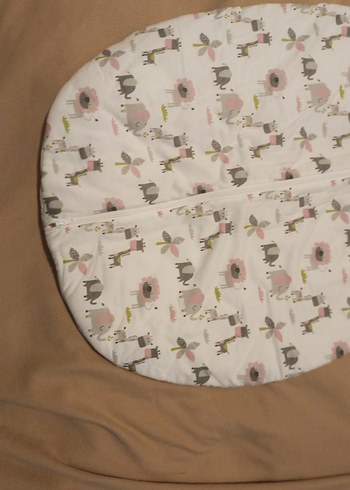 Bej Pastel Zebra Desenli Bebek Uyku Tulumu - Görsel 3