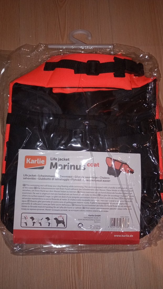 Karlie Turuncu Biker Desenli Köpek Can Yeleği - Görsel 2