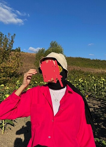 Diğer pembe gofre gömlek 