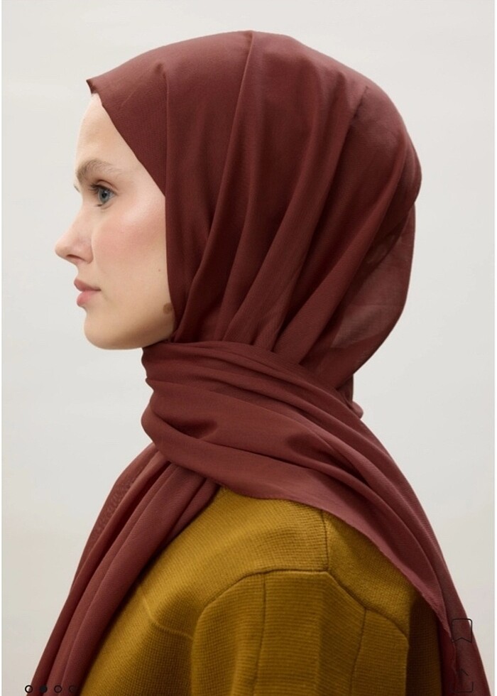 Freshscarfs Pamuk vual şal - Görsel 2