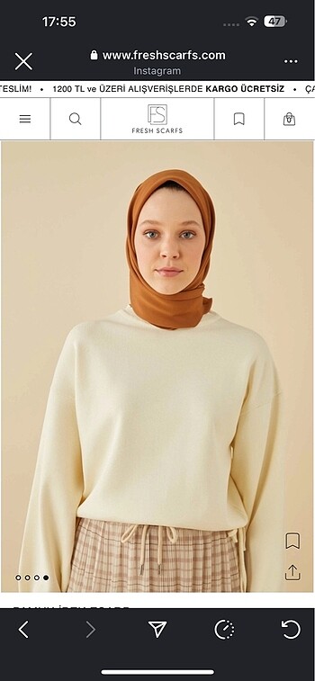 Freshscarfs eşarp - Görsel 3