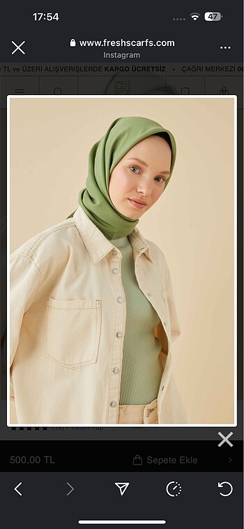 Freshscarfs eşarp - Görsel 3