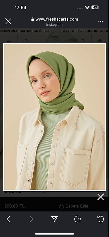 Freshscarfs eşarp - Görsel 4