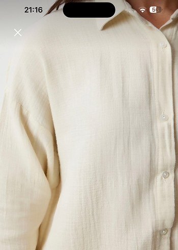 Beyaz Bohem müslin Gömlek - Görsel 3