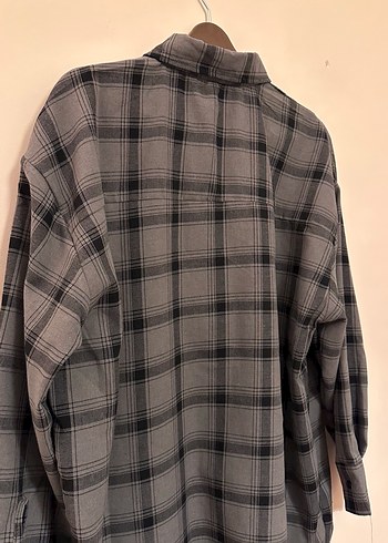 Etiketli Ekose gömlek - Görsel 4
