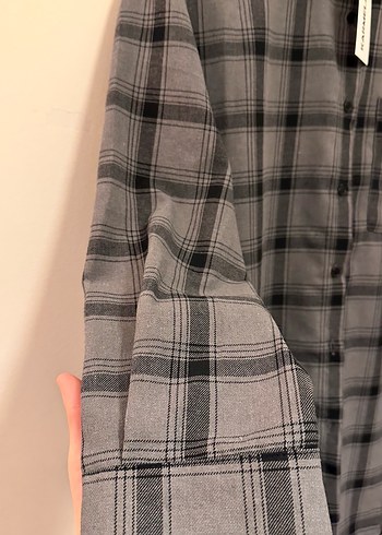 Etiketli Ekose gömlek - Görsel 5