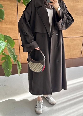 Perry Etiketli premıum trençkot - Görsel 2