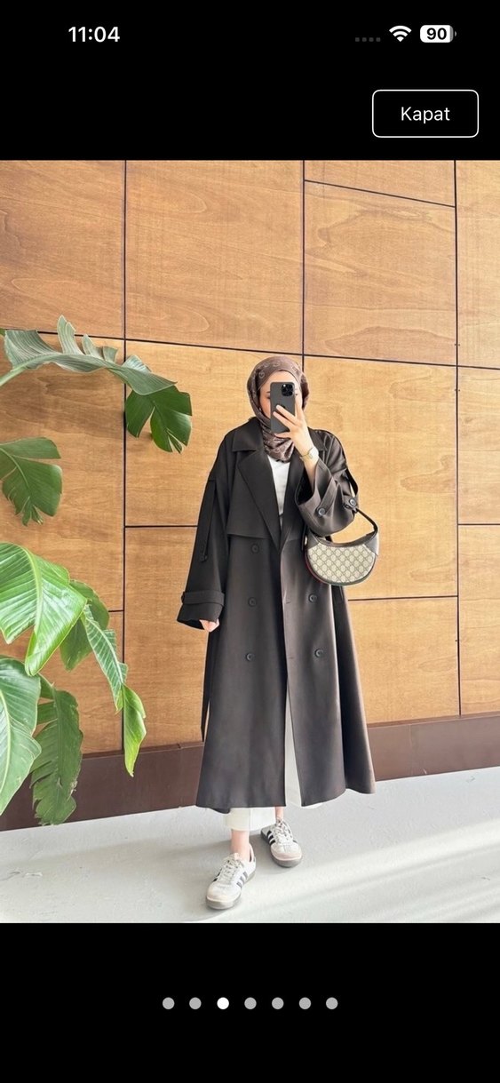 Perry Etiketli premıum trençkot - Görsel 3