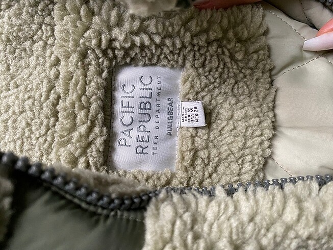 Pull and Bear Pull and Bear peluş ceket