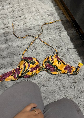 Bohem Sarı Mini Bikini Üstü - Görsel 3