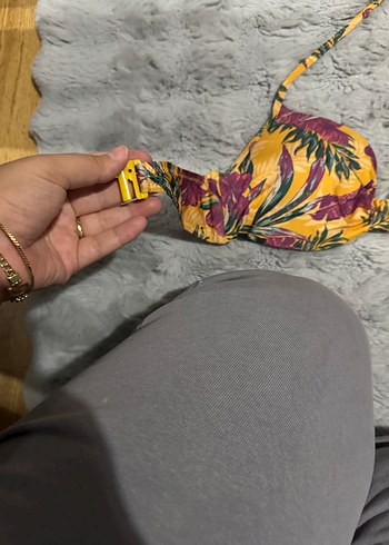 Bohem Sarı Mini Bikini Üstü - Görsel 2