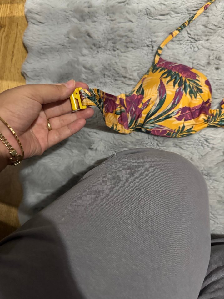 Bohem Sarı Mini Bikini Üstü - Görsel 2