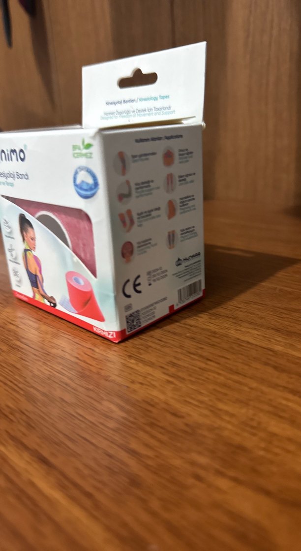 Kırmızı Kinesiyoloji Bandı 5cm x 5m - Görsel 2