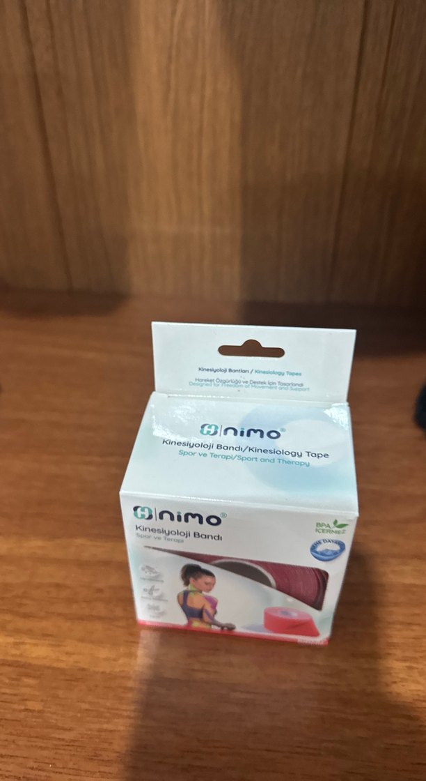Kırmızı Kinesiyoloji Bandı 5cm x 5m - Görsel 3