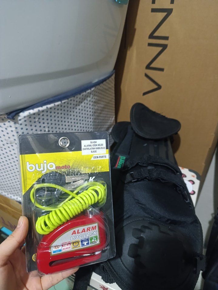 Alarmlı Kilit yedek anahtarlı - Görsel 3